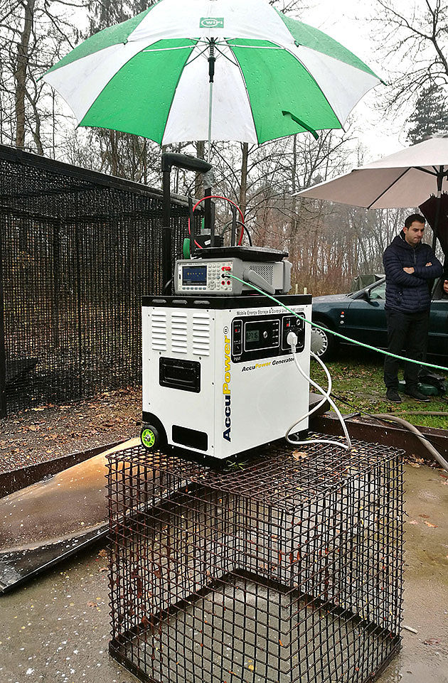 Brandschutzübung Lithiumsafe Accupower